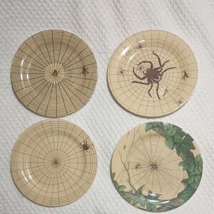 John Derian For Target Spider Web Design Dining Plates Set Of 4
